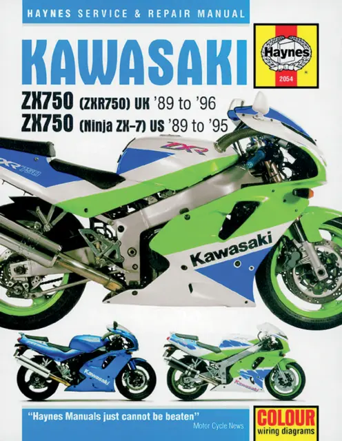 Haynes 2054 Manuale Di Riparazione Moto Kawasaki Zxr 750 1993