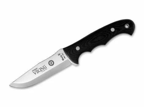 Muela Viking Black Micarta Hunting Knife Scandi Grind