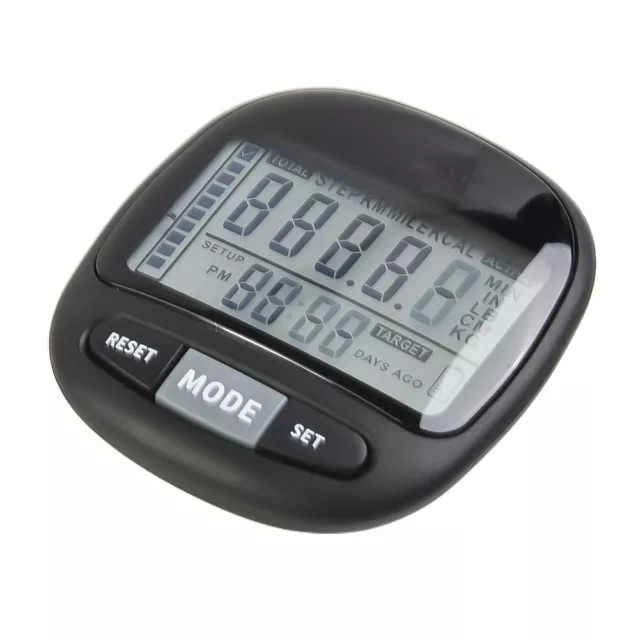 High Quality Pedometer Support Strap 7 Day Memory Large LCD Screen