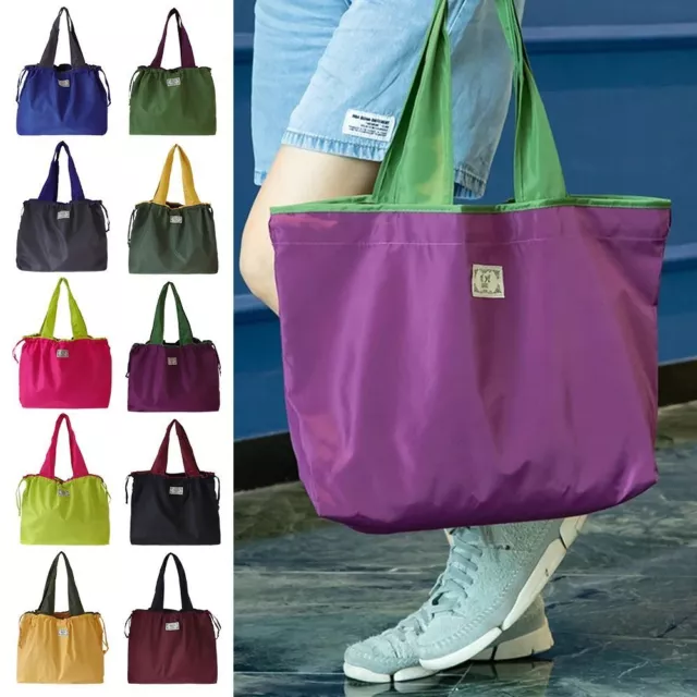 Eco-Friendly Shopping Bag Foldable Shoulder Bag Travel Grocery Bag  Universal