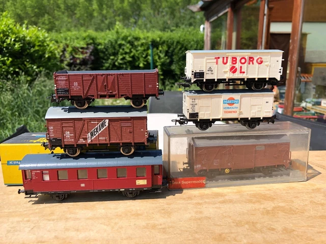 Roco et autres, 6 wagons transports divers | Kaufen auf
