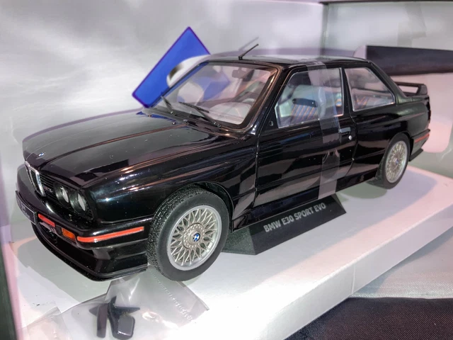 1:18 Solido Sol 1801501 BMW (E30) Sport Evo en Noir 1990
