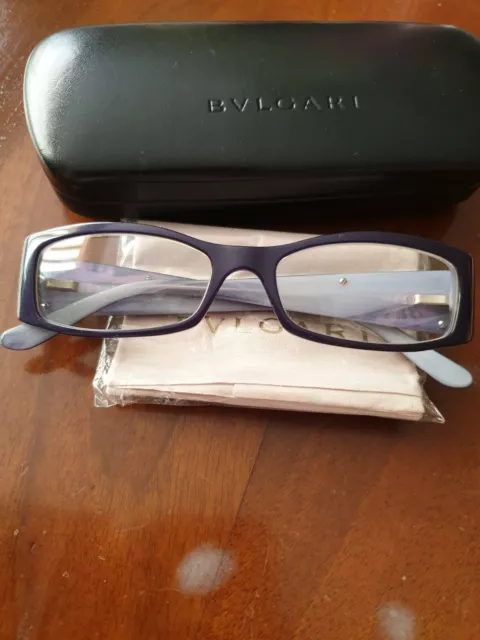 Occhiali Da Vista Donna Bvlgari Bulgari Bv 4022 - B 5015 Blue Con Strass