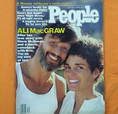 People Magazine July 1978 Ali MacGraw & Kris Kristopherson No Label