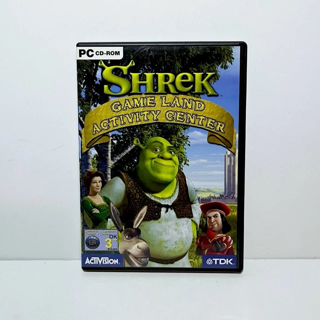Shrek Computer Cd SHREK GAME LAND Activity Center PC Game CD ROM DreamWorks Collectible ...