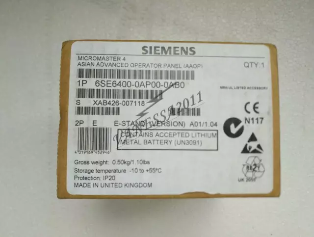 1PC Neuf Siemens 6SE6 400-0AP00-0AB0 Avancé Opérateur Panneau 6SE6400-0AP00-0AB0