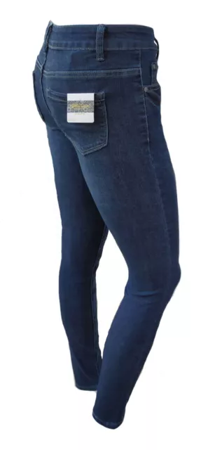 jeans donna in cotone elasticizzato sexy Pantalone blu denim nuovo modello scuro