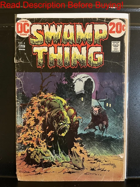 BARGAIN BOOKS ($5 MIN PURCHASE) Swamp Thing #4 (1973 DC) We Combine Shipping