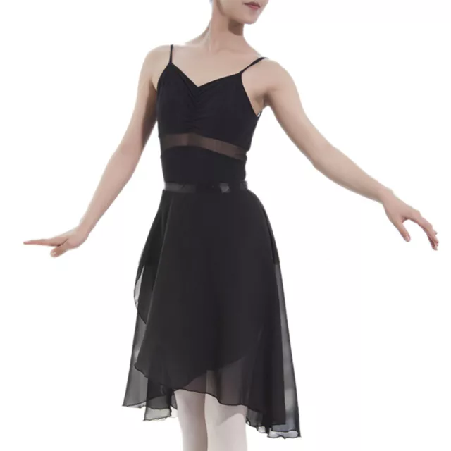 Adult Chiffon Ballet Skirt Sheer Wrap Skirt Ballet Dance Practice Dancewear