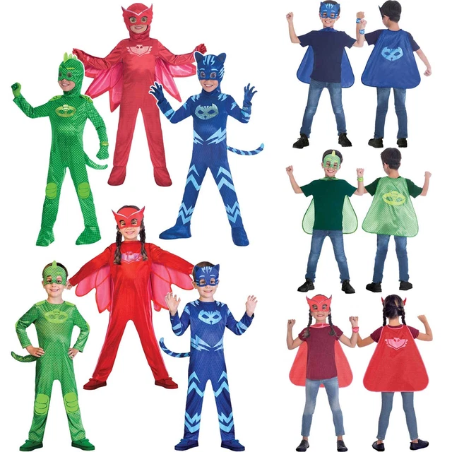 OFFICIAL UK PJ Masks Boys Girls Superhero Kids Child Fancy Dress