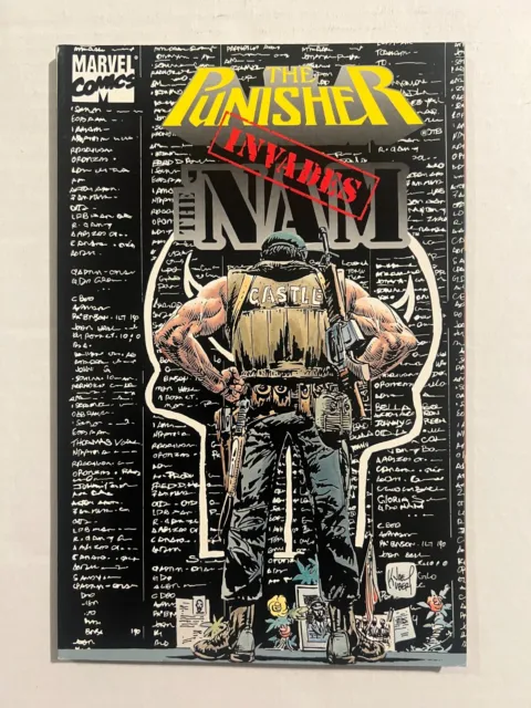 The Punisher Invades The 'Nam Tpb 1St Edition 1St Printing Joe Kubert Cover 1994