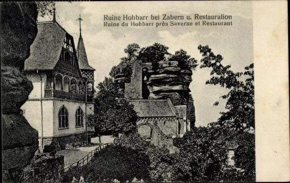 Ak Saverne Zabern Alsace Bas Rhin, Château du Haut-Barr, Château... - 4190440