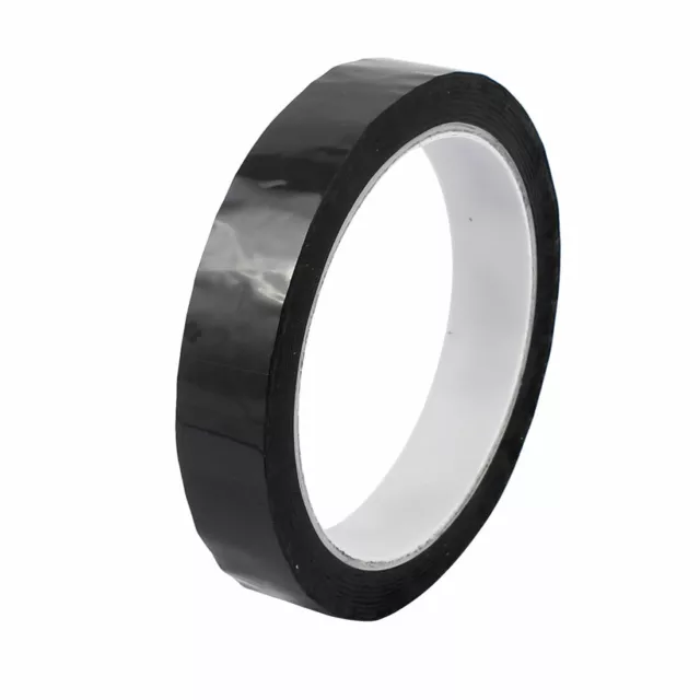 18mm Single Sided Strong Self Adhesive Mylar Tape 50M Black
