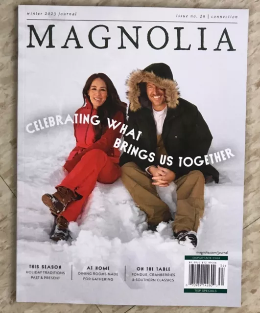 MAGNOLIA JOURNAL MAGAZINE WINTER 2023 2024 home market decor flea hgtv