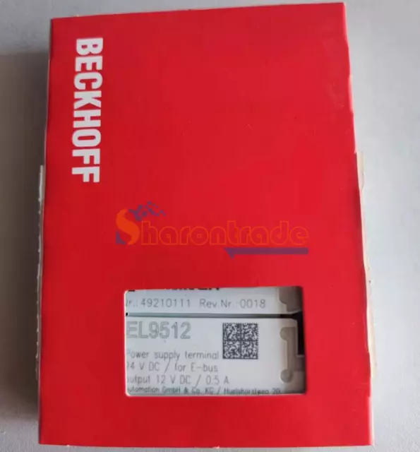 1PCS Beckhoff EL9512 Modul Brandneu