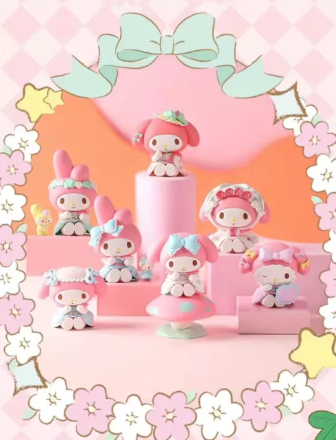 My Melody Tea Party Blind Box Sanrio Miniso Figurine 7 Types Tea Time