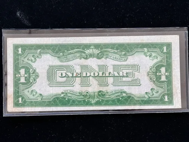1928 $1 Silver Certificate - Funny Back 2