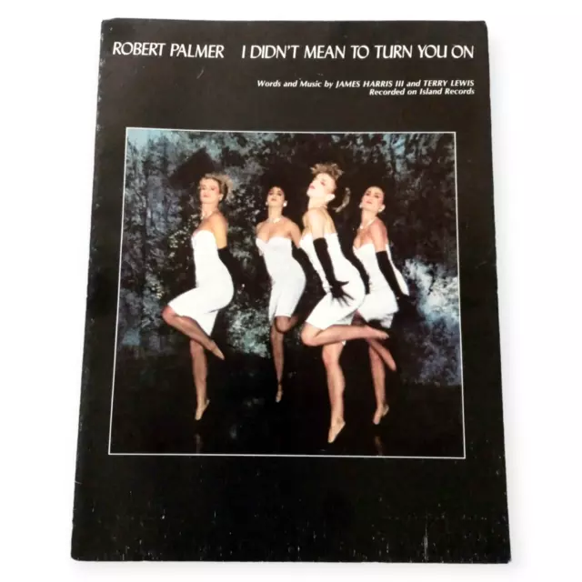 Robert Palmer: I Didn't Mean To Turn You On Sheet Music (1986, Warner Bros.)