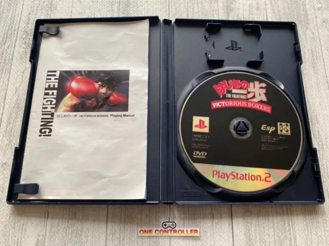 SONY PlayStation 2 PS2 Hajime no Ippo 1 & 2 Victorious Road set from Japan 3