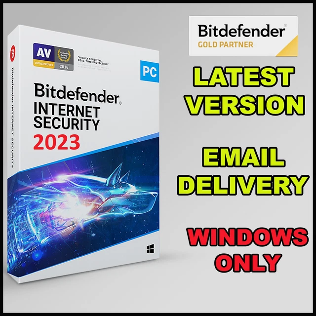 BITDEFENDER SECURITY 2024 Activation Global Genuine with Daily