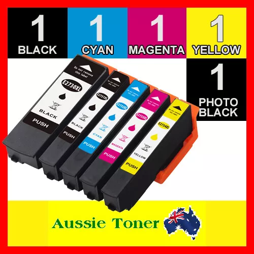 5x Non-OEM Ink Cartridges 273 273XL for Epson XP-700 XP-710 XP-720 XP-800 XP-820