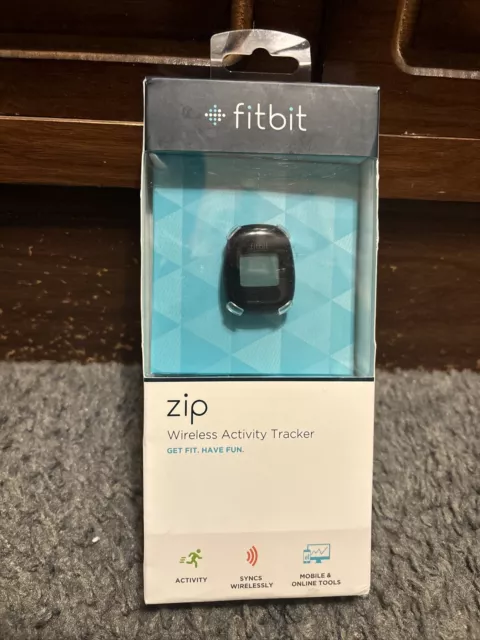 Rastreador de actividad inalámbrico Fitbit Zip, negro - FB301C sellado NUEVO