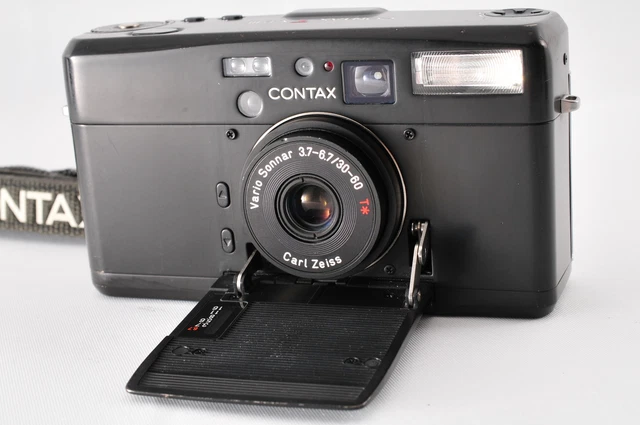 [Near MINT] Contax TVS III Black Point & Shoot 35mm Film Camera From JAPAN