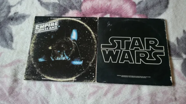 Star Wars Original & Empire Strikes Back Motion Picture Soundtrack Vinyl Record