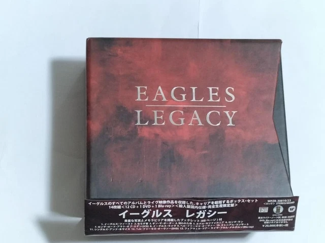 EAGLES LEGACY 12CD DVD Blu-ray Box Set Japan Complete Limited