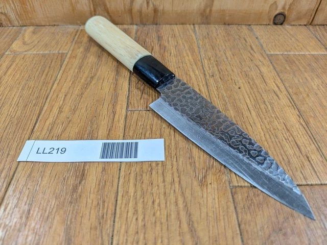Couteau Japonais Deba Vintage – Acier Carbone – Manche Bois – 182/332mm – Endommagé