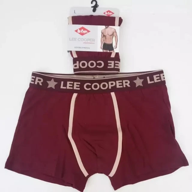 Boxer Homme LEE COOPER Noir Et Bleu - Neuf Avec Étiquettes Du S Au 2XL