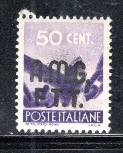 Italy  Italian Trieste Overprint Amg Ftt  Stamps Mint Hinged  Lot 1016Ar