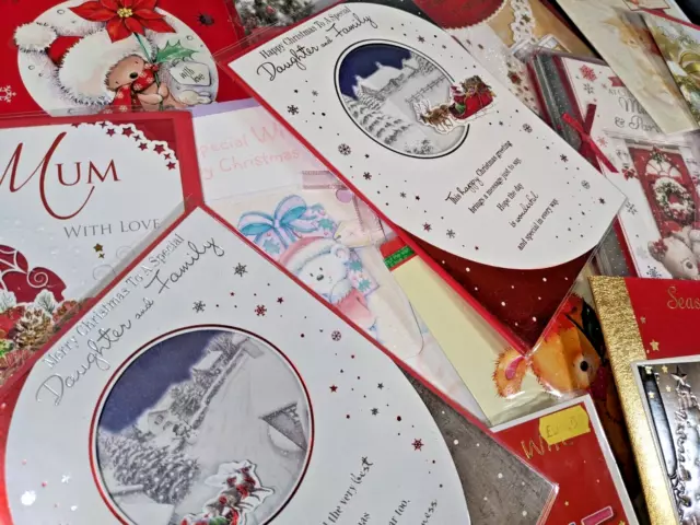 HUGE 10KG Festive Christmas Greetings Cards & Envelopes - Wholesale Job Lot!