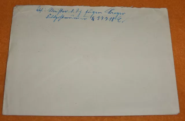 Feldpost 37718 A Polizei-Regiment 10 Brody Ukraine GG Brief Juni 1944 vor Kessel 2
