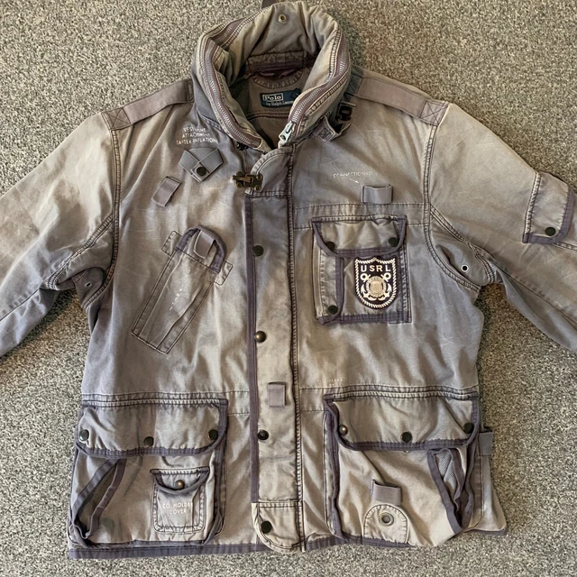 Polo Ralph Lauren USSR Military Jacket Size 2XL Vintage Chore Naval Station