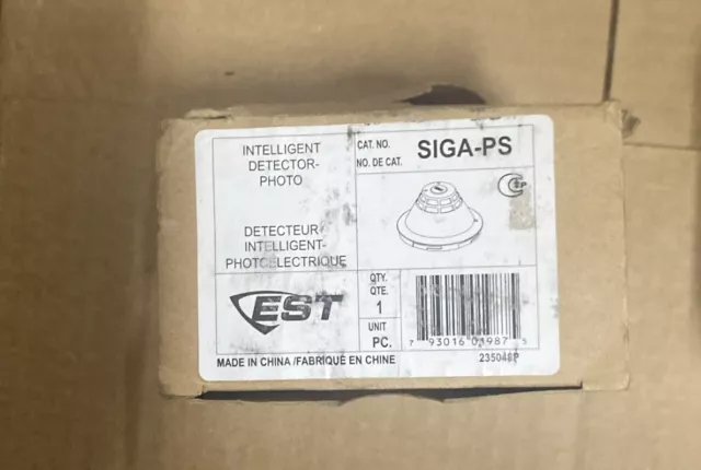 New Edwards Est Siga-Ps Photoelectric Detector Siga Ps Fire Alarm Free Shipping