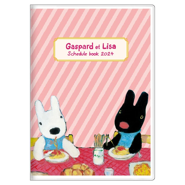 2024 SCHEDULE BOOK Agenda Planner Sunstar Gaspard et Lisa B6 Monthly