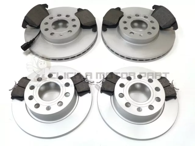 SEAT LEON 2.0 FR TDi 05-12 HATCHBACK FRONT & REAR BRAKE DISCS & PADS CHECK SIZE