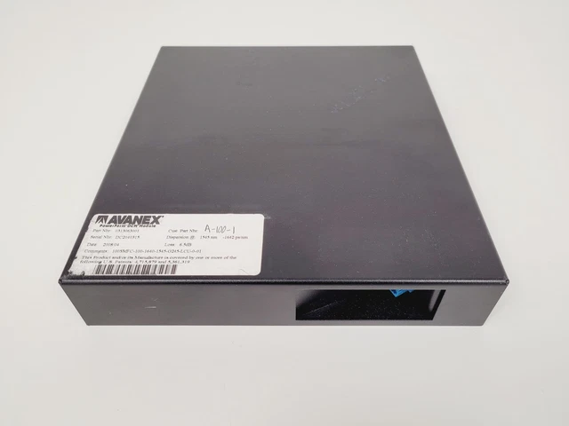 Avenex Powerform Fiber DCM Module Part Nbr. 0313063001 Lab