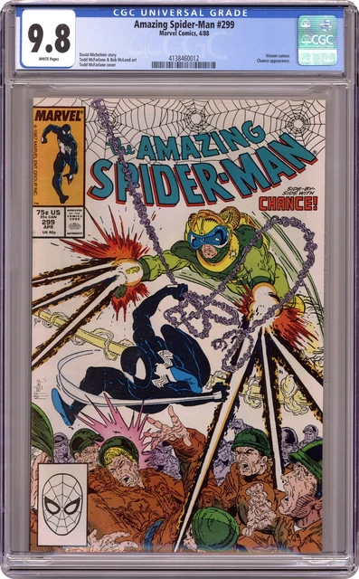 Amazing Spider-Man #299 CGC 9.8 1988 4138460012 1st app. Venom (cameo)