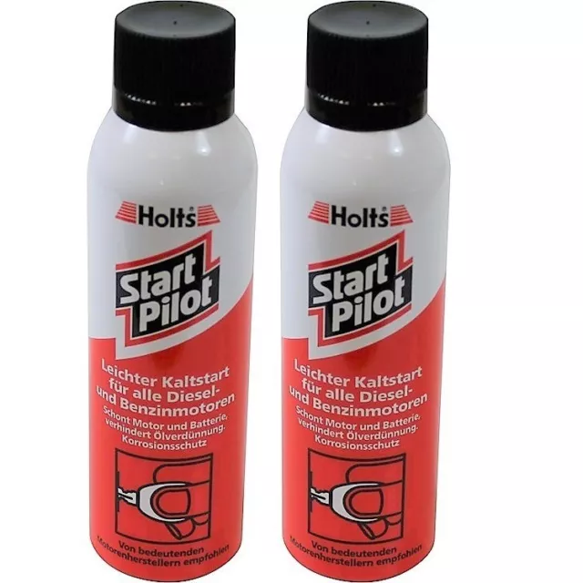 2X HOLTS STARTPILOT 200 ml spray di avviamento Start Pilot spray