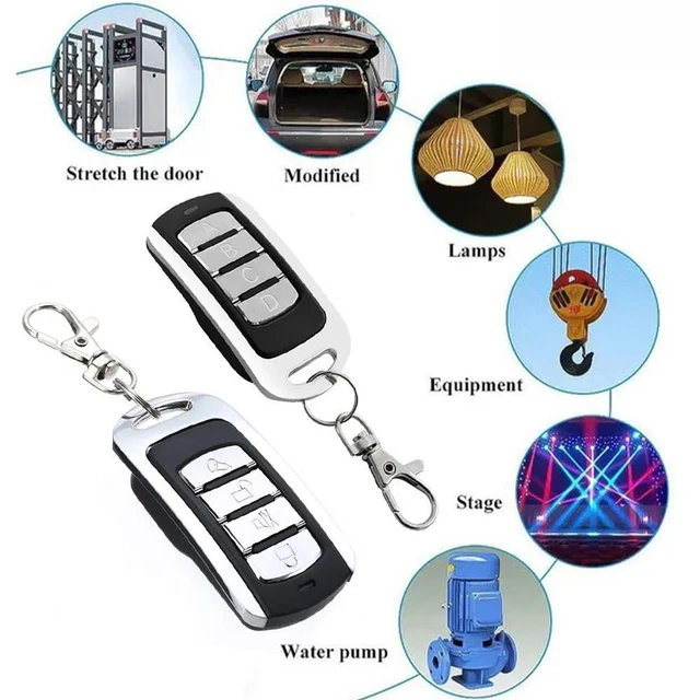 1PZ 433mhz/868Mhz Copia Garage Elettrico Telecomando DE O8O5