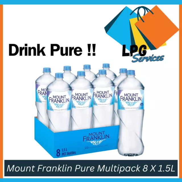 Mount Franklin Still Water , Pure Australian Spring Water NEW