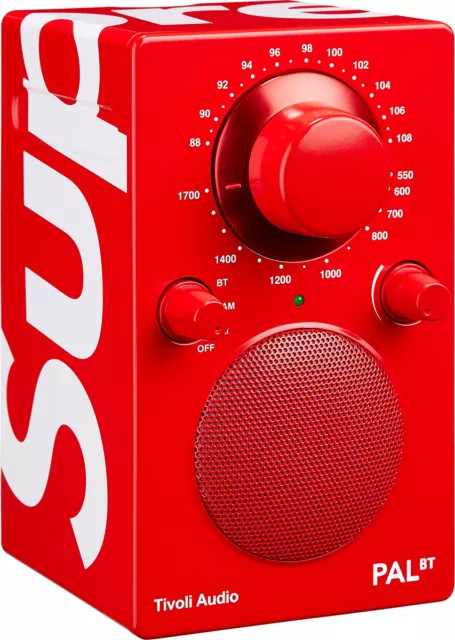 Supreme X Tivoli Pal Bluetooth Speaker Red SS18