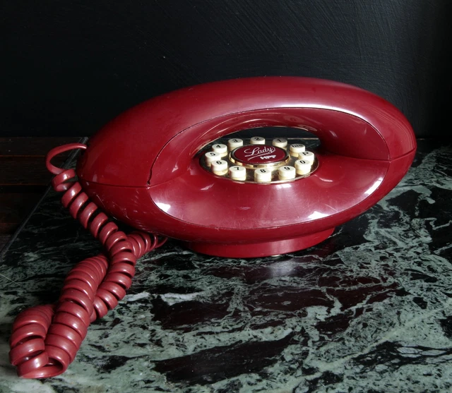 Téléphone Fixe Mural - GENERIC - Opis WallFon - Vintage - Rouge