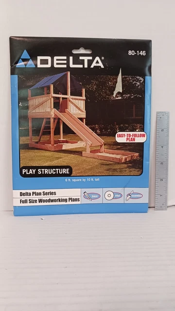 Planes de carpintería Delta tamaño completo - estructura de juego #80-146 - nuevos