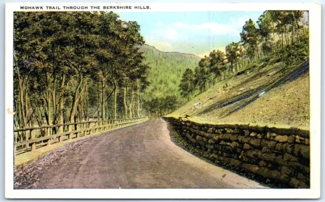 Postcard - Mohawk Trail Through The Berkshire Hills - Massachusetts