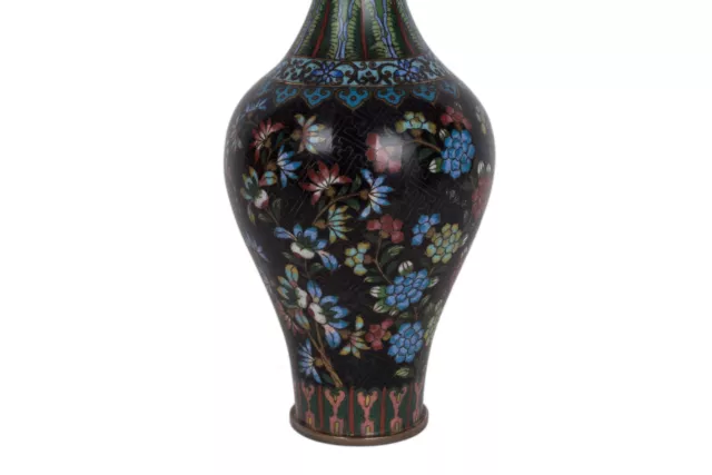 China 19./20. Jh. Emaille -  A Chinese Cloisonne Enamel Vase - Chinoise Cinese 3