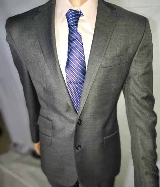 Mens Mew Silver Kenneth Cole New York 40 Regular Suit