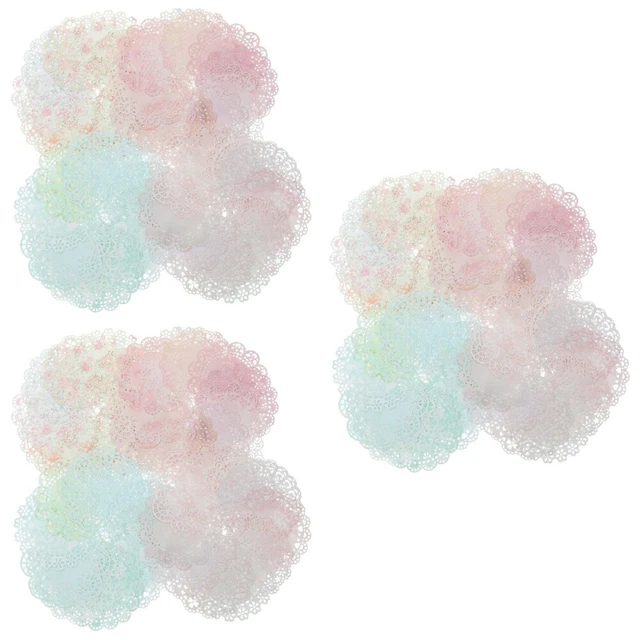 240 Blätter Spitzenpapier für das Scrapbooking dekoratives Journaling